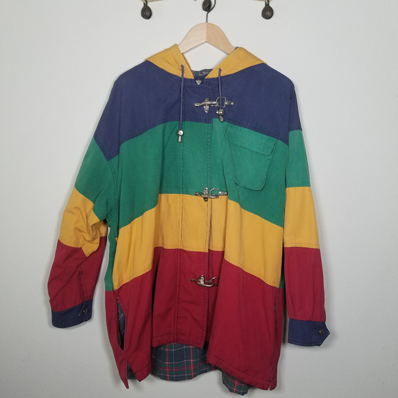 Venezia Other - RARE Vintage Venezia 90s Hip Hop Colorblock Jacket